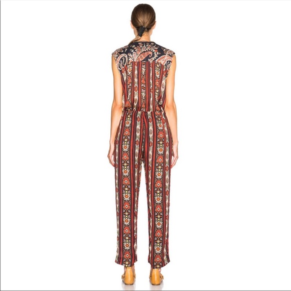 Isabel Marant Etoile Tad Paisley Print Jumpsuit-Size Medium - Picture 2 of 12